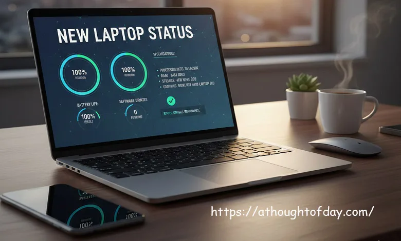 New Laptop Status: A Small Update That Carries a Big Meaning
