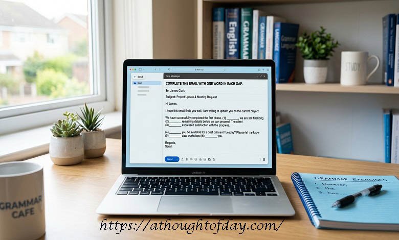 Complete the Email with One Word in Each Gap: Rules, Examples and Tips